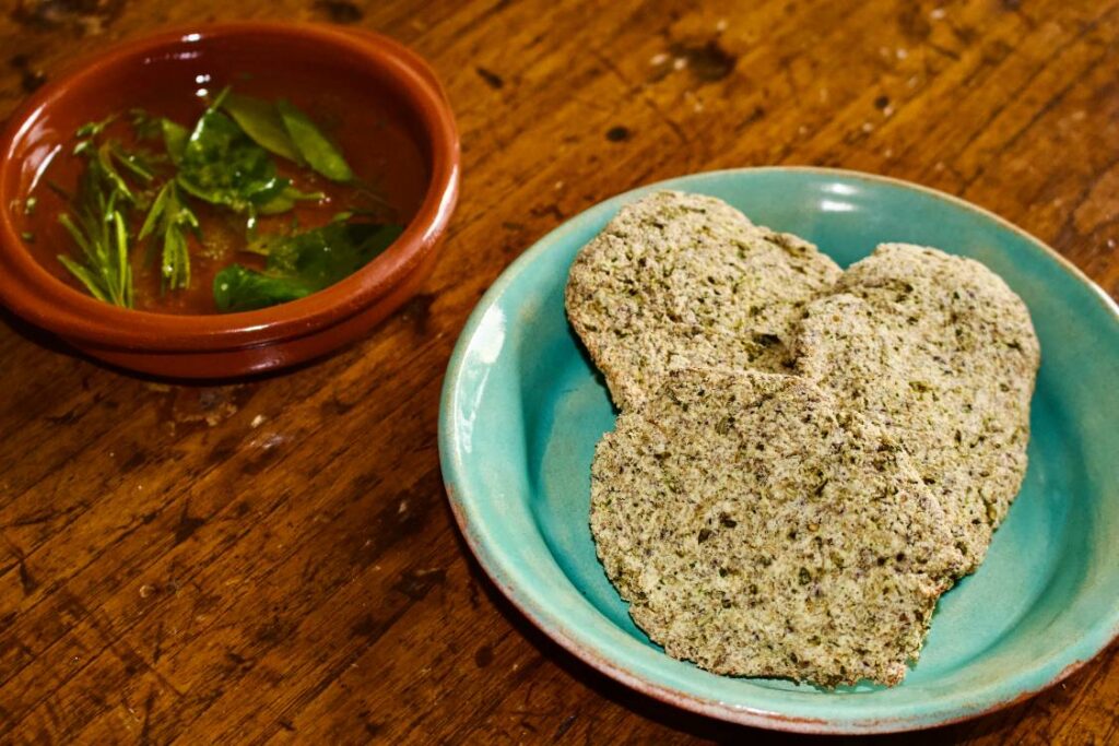 Flatbread glutenvrij vezels